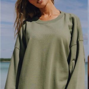 Daily Drills Olive Green Sweatshirt